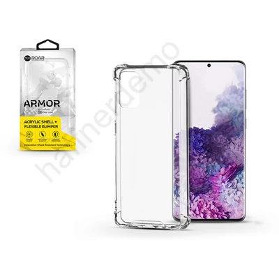 Samsung G985F Galaxy S20+ szilikon hátlap - Roar Armor Gel - transparent