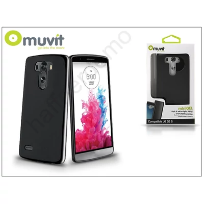 LG G3 S D722 hátlap - Muvit miniGel - black