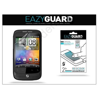 HTC Wildfire képernyővédő fólia - 2 db/csomag (Crystal/Antireflex)