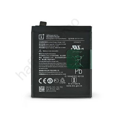 OnePlus 7T gyári akkumulátor - Li-polymer 3800 mAh - BLP743 (ECO csomagolás)