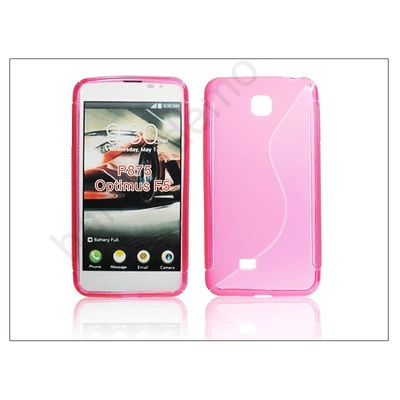 LG P875 Optimus F5 szilikon hátlap - S-Line - pink