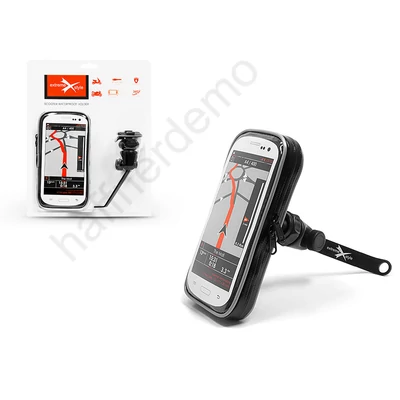 Univerzális kerékpárra/motorkerékpárra szerelhető, vízálló telefontartó - Extreme Scooter-2
