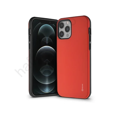 Apple iPhone 12/12 Pro ütésálló hátlap - Roar Rico Hybrid - red