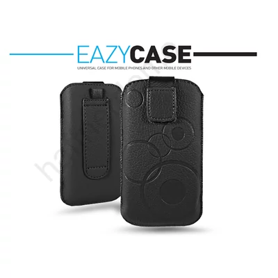 DECO SLIM univerzális bőrtok - Apple iPhone 4/4S/ZTE Blade II - Black - 11. méret