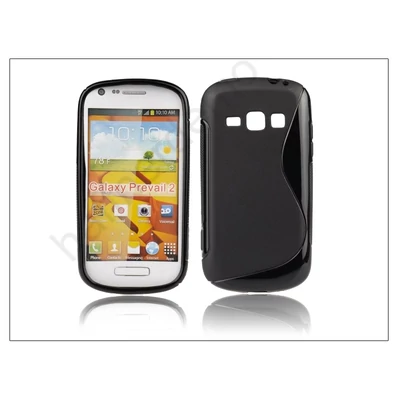 Samsung Galaxy Prevail 2 szilikon hátlap - S-Line - fekete