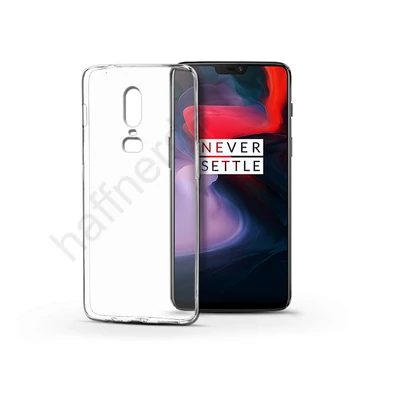 OnePlus 6 szilikon hátlap - Soft Clear - transparent