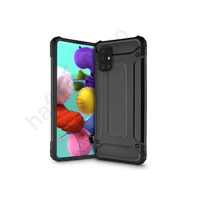 Samsung A515F Galaxy A51 ütésálló hátlap - Armor - fekete