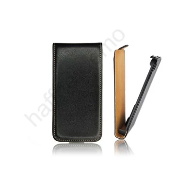 Slim Flip bőrtok - Apple iPhone 6 - fekete