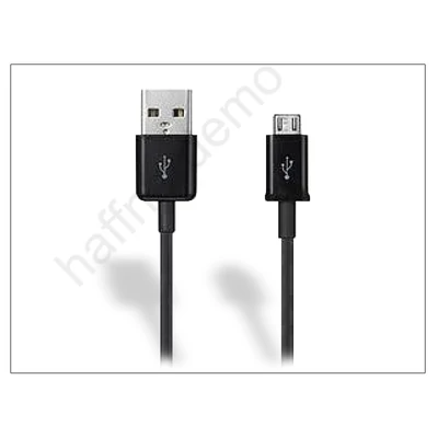 Samsung gyári micro USB adat- és töltőkábel - ECC1DU6BBE black (ECO csomagolás)