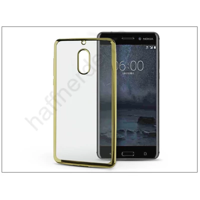 Nokia 6 szilikon hátlap - Jelly Electro - gold
