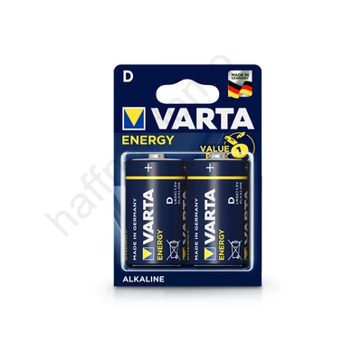 VARTA Energy Alkaline R20 góliát elem - 2 db/csomag
