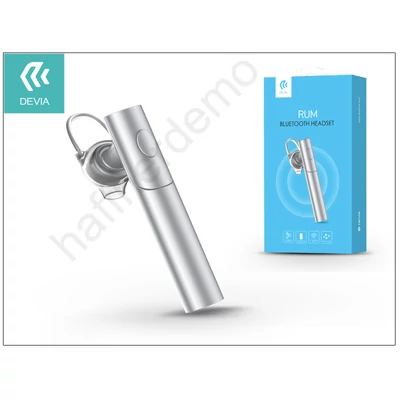 Devia RUM Bluetooth headset v4.1 - MultiPoint - Music Streaming - silver