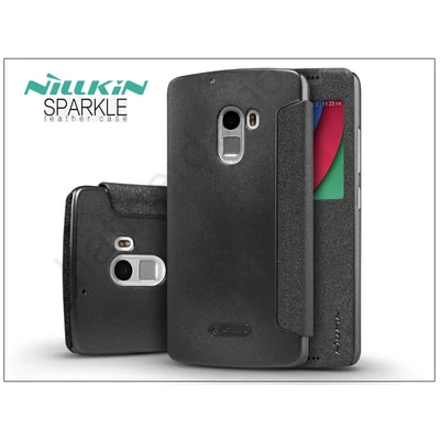 Lenovo Vibe X3 Lite/Vibe K4 Note oldalra nyíló flipes tok - Nillkin Sparkle - fekete