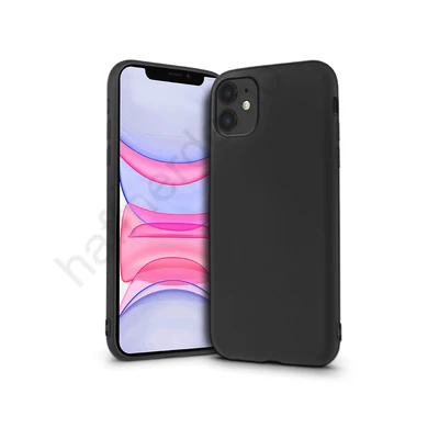 Apple iPhone 11 szilikon hátlap - Soft Premium - fekete