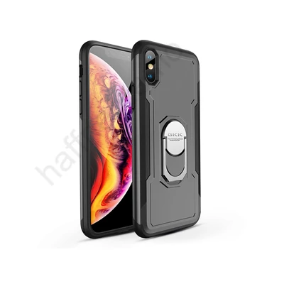 Apple iPhone XS Max hátlap - GKK Armor Full Protection - fekete/szürke