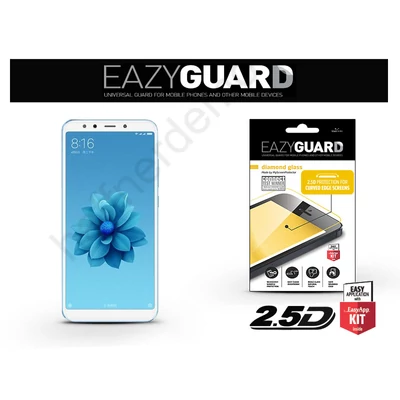 Xiaomi Mi A2 gyémántüveg képernyővédő fólia - Diamond Glass 2.5D Fullcover - fehér