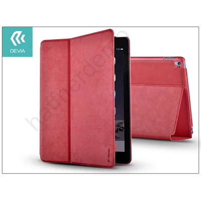 Apple iPad Air 2/iPad Pro 9.7 védőtok (Book Case) on/off funkcióval - Devia Elite - red