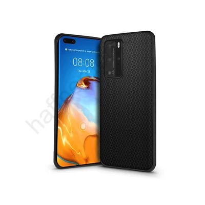 Huawei P40 Pro hátlap - Liquid Air - fekete