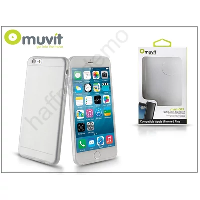 Apple iPhone 6 Plus/6S Plus hátlap - Muvit miniGel - transparent