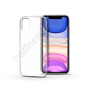 Apple iPhone 11 szilikon hátlap - Soft Clear - transparent