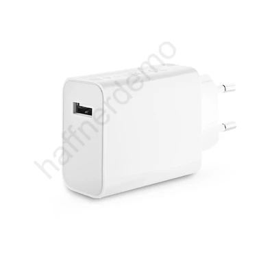 Xiaomi gyári USB hálózati töltő adapter - 5V/3A - MDY-09-EN - QC 3.0+ white (ECO csomagolás)