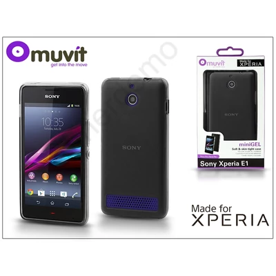 Sony Xperia E1 (D2005) hátlap - Made for Xperia Muvit miniGel - black