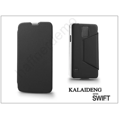 Samsung SM-G900 Galaxy S5 flipes tok - Kalaideng Swift Series - black