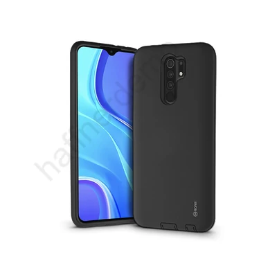 Xiaomi Redmi 9 ütésálló hátlap - Roar Rico Hybrid - black