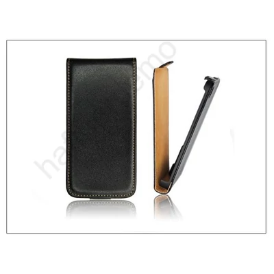 Slim Flip bőrtok - Nokia X/X+ - fekete