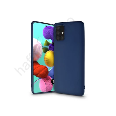 Samsung A515F Galaxy A51 szilikon hátlap - Soft - kék