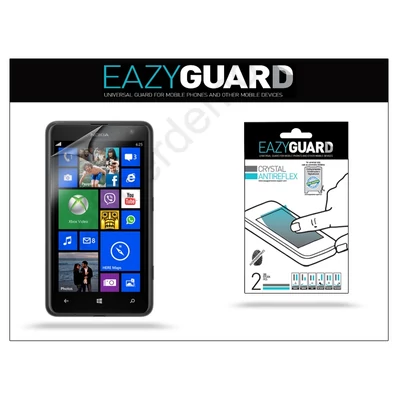 Nokia Lumia 625 képernyővédő fólia - 2 db/csomag (Crystal/Antireflex)