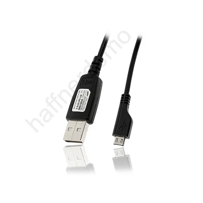 Samsung gyári micro USB adat- és töltőkábel - ECC1DU2BBE (csomagolás nélküli) 80 cm-es kábellel
