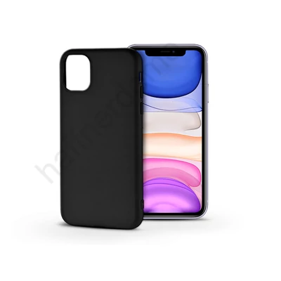 Apple iPhone 11 szilikon hátlap - Soft - fekete