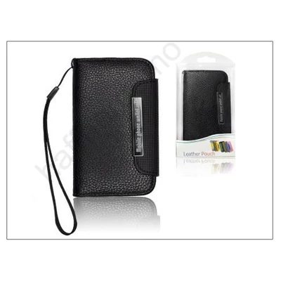 WALLET bőrtok - Apple iPhone 5/5S - fekete