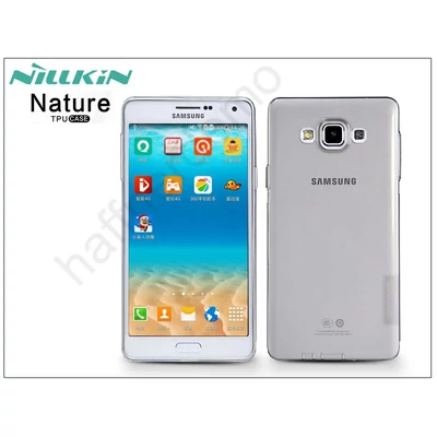 Samsung SM-A700F Galaxy A7 szilikon hátlap - Nillkin Nature - szürke