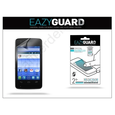 Telenor Smart Touch Mini/Alcatel One Touch S Pop képernyővédő fólia - 2 db/csomag (Crystal/Antireflex)