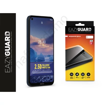 Nokia 5.4 gyémántüveg képernyővédő fólia - Diamond Glass 2.5D Fullcover - fekete