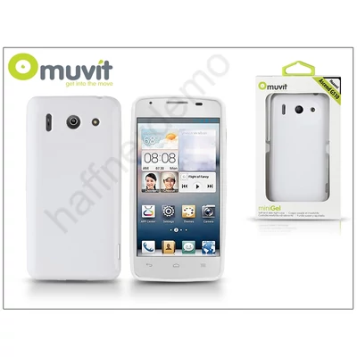 Huawei Ascend G510 hátlap - Muvit miniGel - white