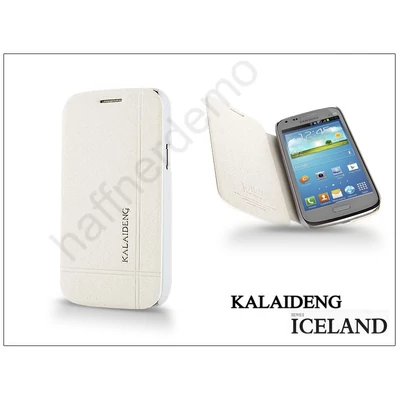 Samsung i8260 Galaxy Core flipes tok - Kalaideng Iceland Series - white