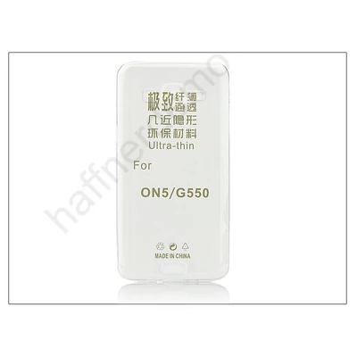 Samsung SM-G550 Galaxy Grand On5 szilikon hátlap - Ultra Slim 0,3 mm - transparent
