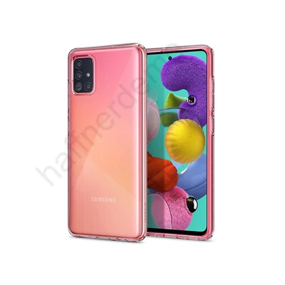 Samsung A515F Galaxy A51 ütésálló hátlap - Spigen Liquid Crystal - átlátszó