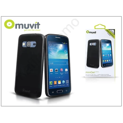 Samsung G3815 Galaxy Express 2 hátlap - Muvit miniGel Glazy - black