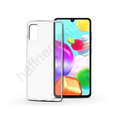 Samsung A415F Galaxy A41 szilikon hátlap - Soft Clear - transparent