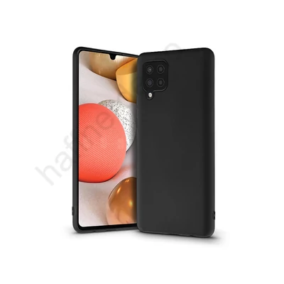 Samsung A426B Galaxy A42 5G szilikon hátlap - Soft - fekete