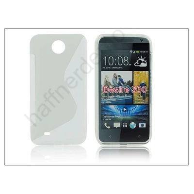 HTC Desire 300 szilikon hátlap - S-Line - transparent