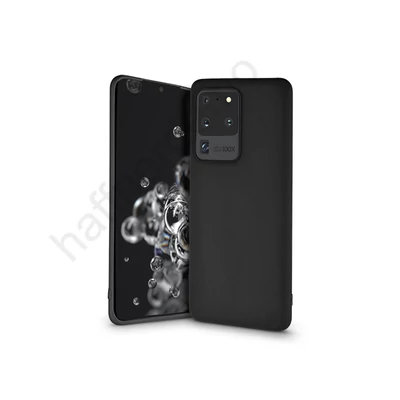 Samsung G988F Galaxy S20 Ultra szilikon hátlap - Soft - fekete