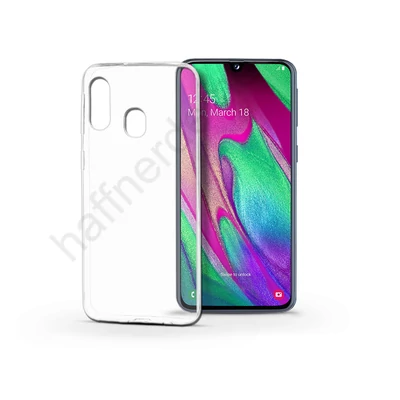 Samsung A405F Galaxy A40 szilikon hátlap - Soft Clear - transparent