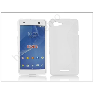 Sony Xperia E3 (D2203) szilikon hátlap - S-Line - fehér