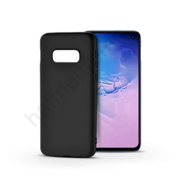 Samsung G970U Galaxy S10e szilikon hátlap - Soft - fekete