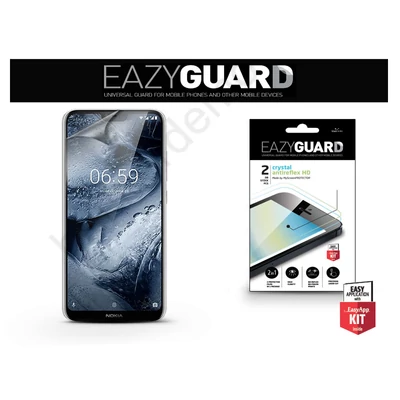 Nokia 6.1 Plus képernyővédő fólia - 2 db/csomag (Crystal/Antireflex HD)